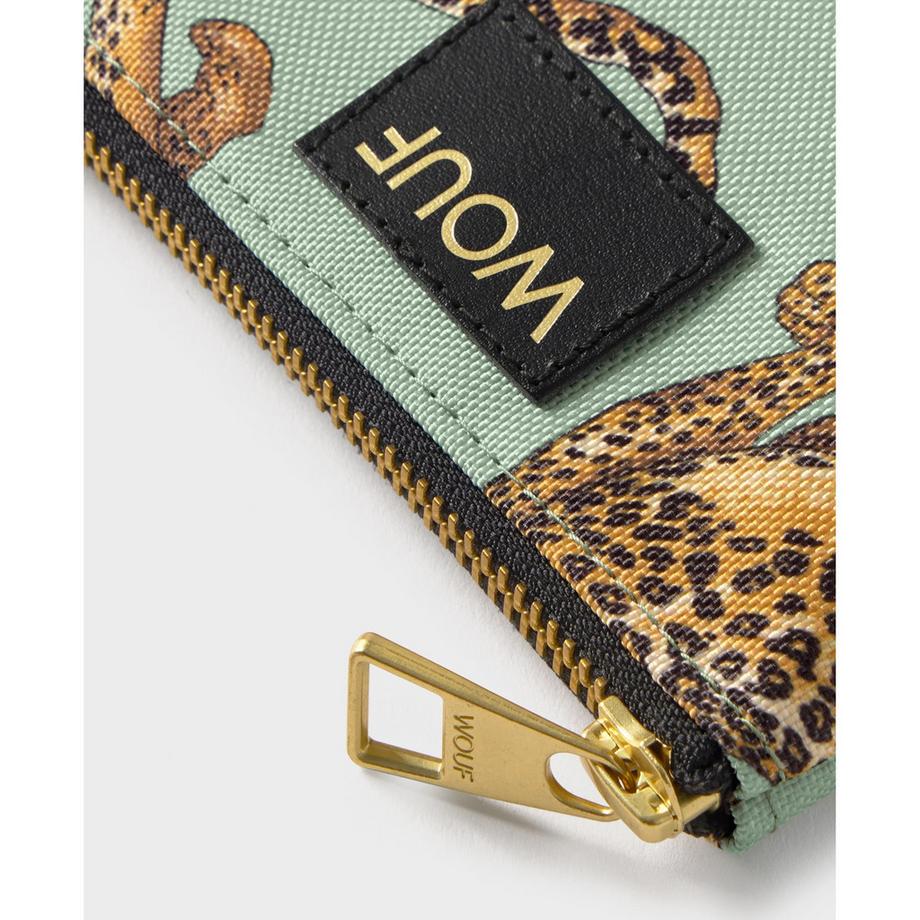 Wouf Emerald Leopard Brieftasche 