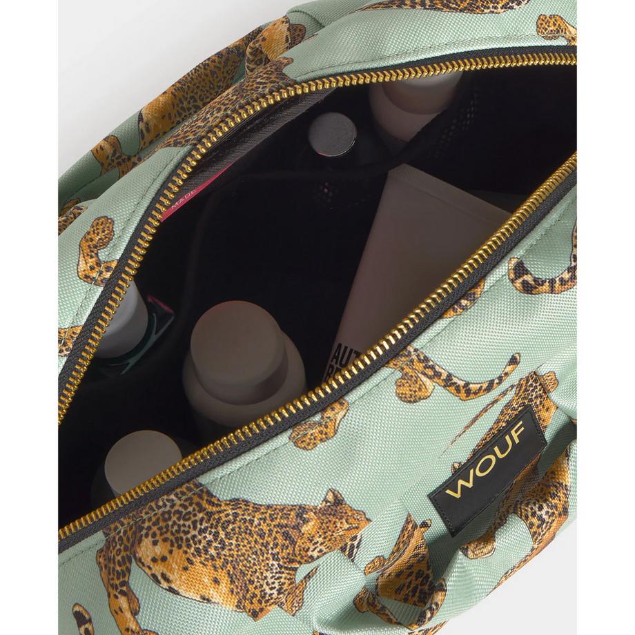 Wouf Porta trucchi Emerald Leopard 