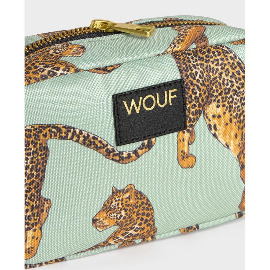 Wouf Porta trucchi Emerald Leopard 