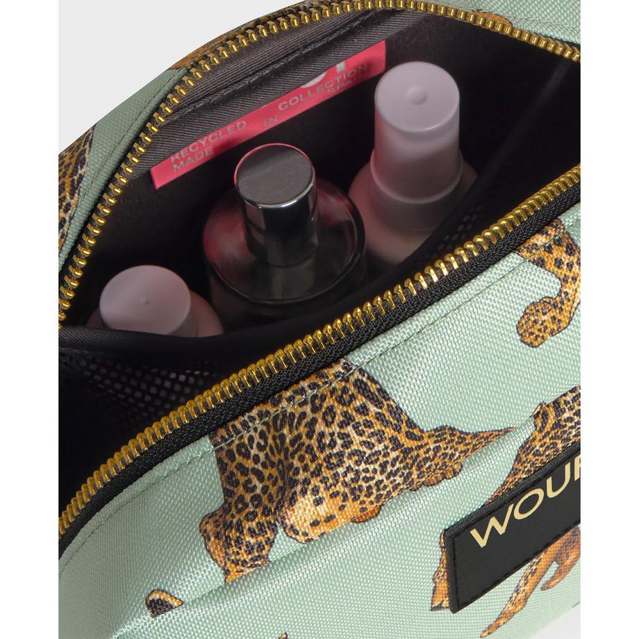 Wouf Porta trucchi Emerald Leopard 