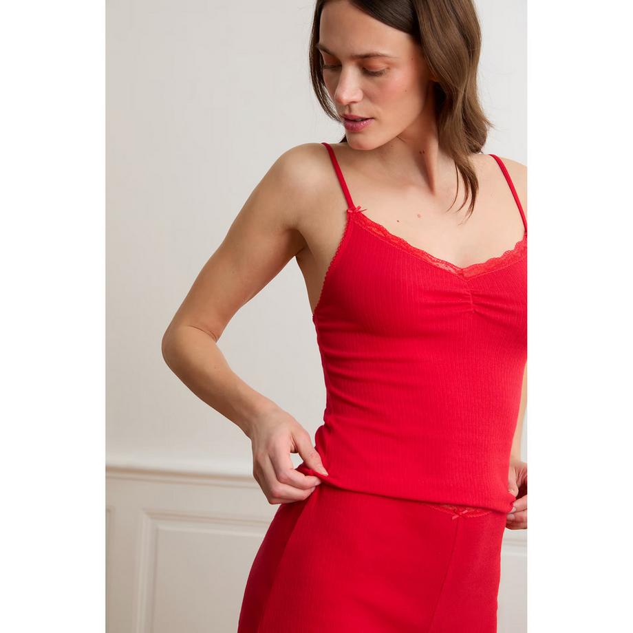 Etam Top sans manches à imprimé cœurs  