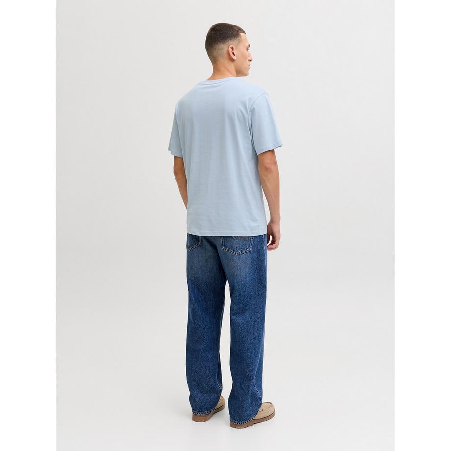 JACK & JONES Cole Print Col Rond T-Shirt Manches Courtes  