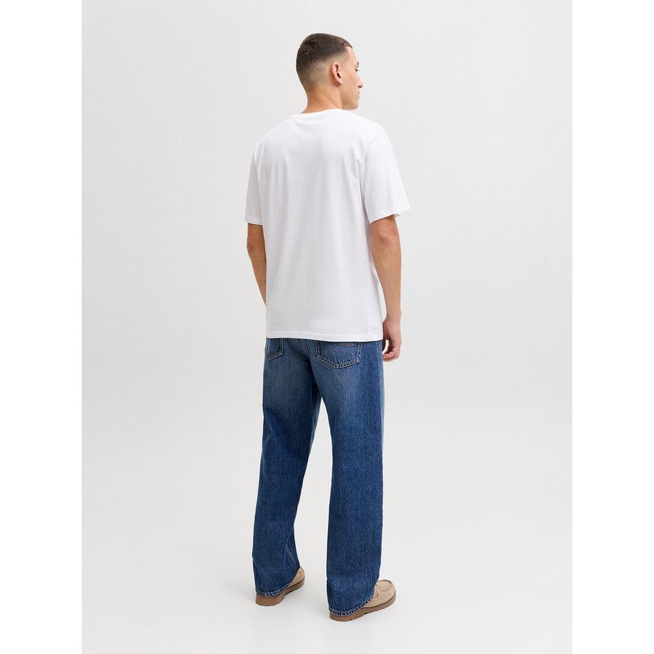 JACK & JONES Cole Print Rundhals Kurzarm T-Shirt  