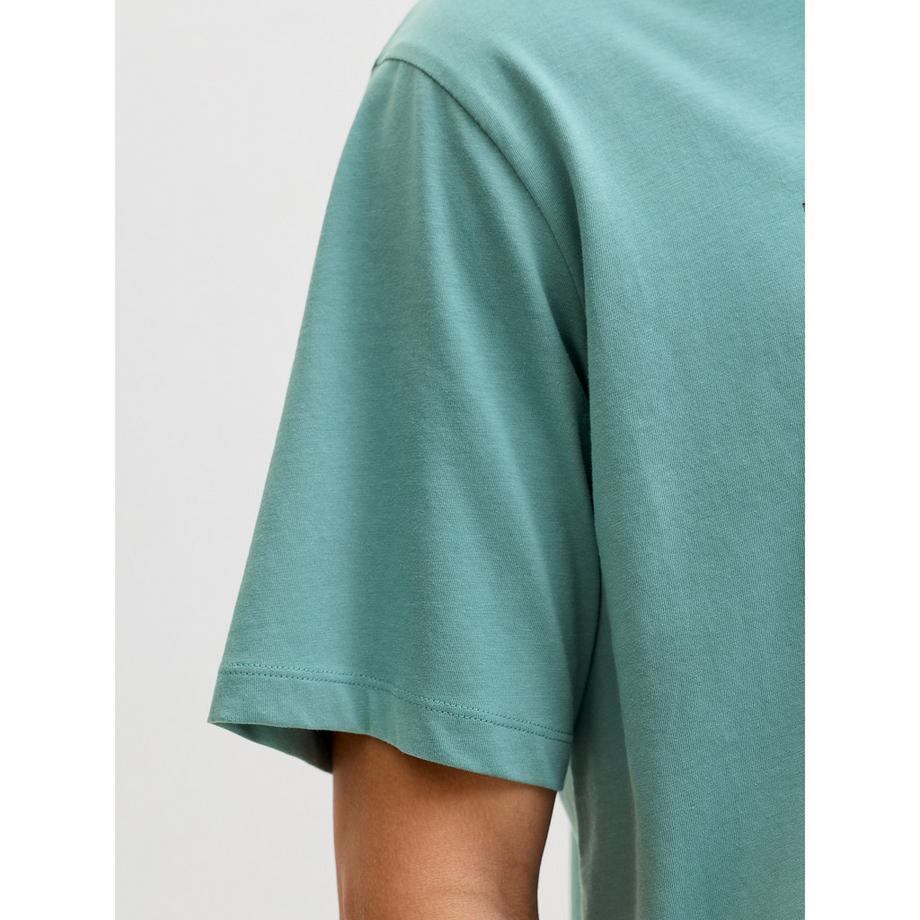 JACK & JONES Cole Print Col Rond T-Shirt Manches Courtes  