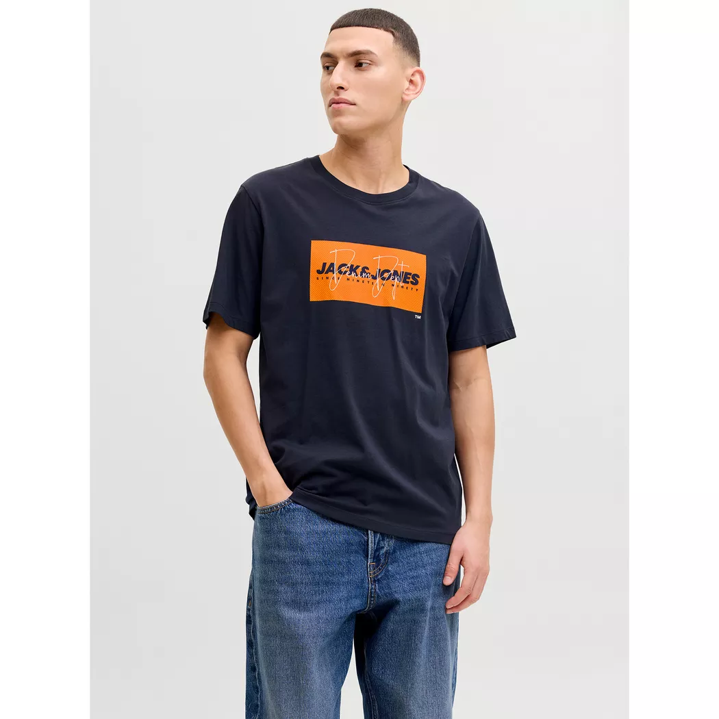 Jack & Jones - T-Shirt, für Herren, Marine, Größe L