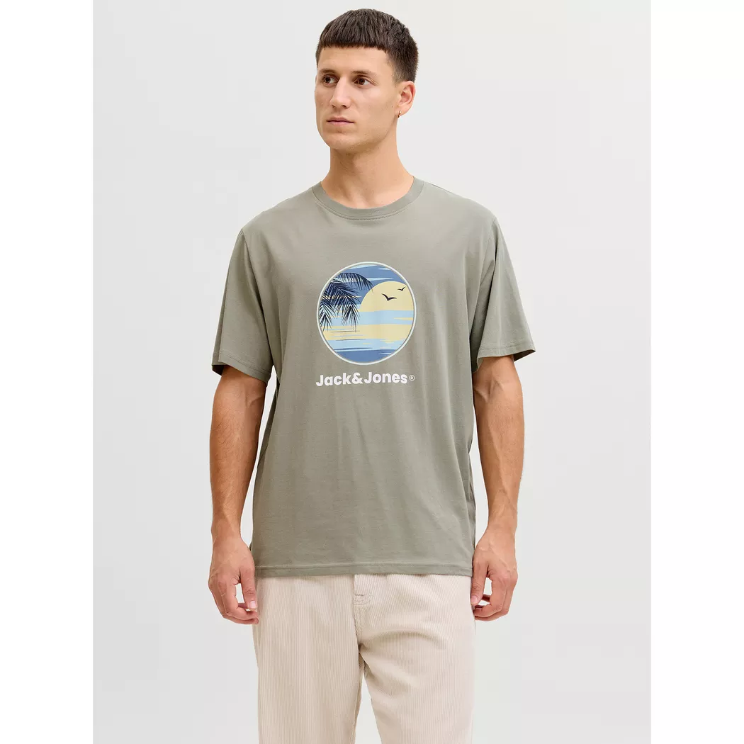 Jack & Jones - T-Shirt, für Herren, Khaki, Größe L 3