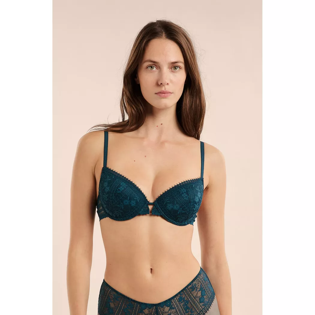 Etam - Bh, für Damen, Dunkelblau, Größe 85/E