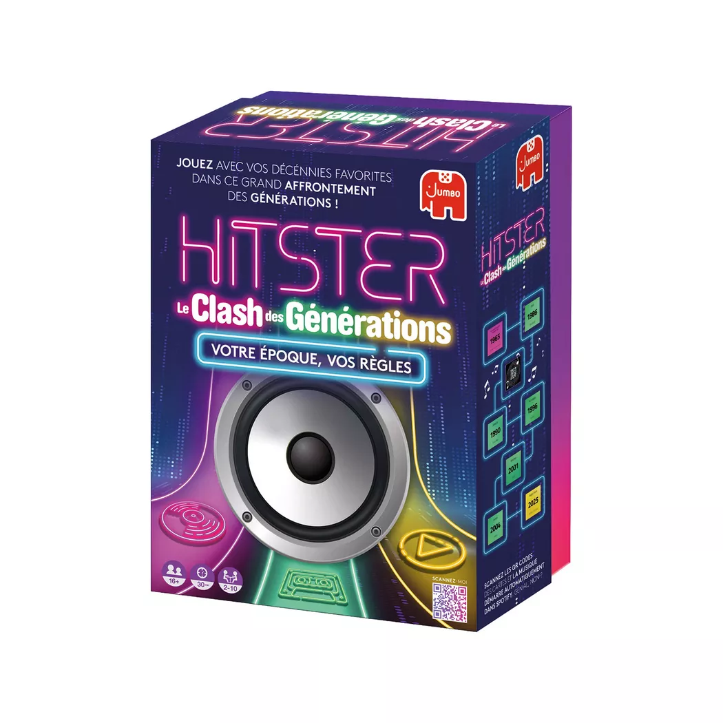 Jumbo - Hitster Clash des générations – französische Version, Multicolor