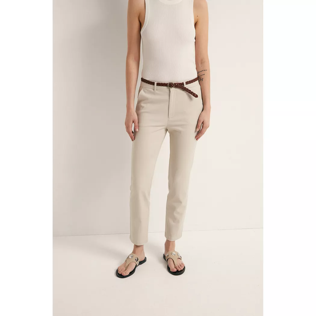 Sfera - Chinohose, Slim Fit, für Damen, Steingrau, Größe 40