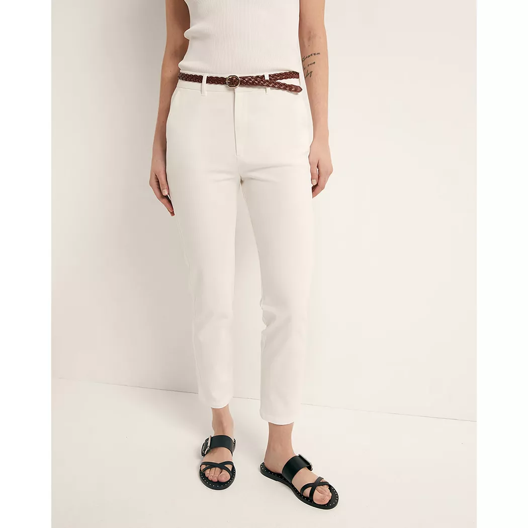 Sfera - Chinohose, Slim Fit, für Damen, Weiss, Größe 44
