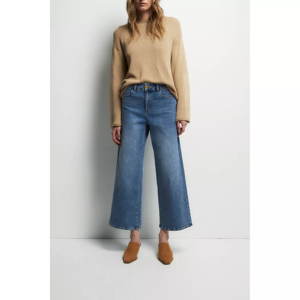 Sfera - Jeans, für Damen, Blau Denim Dunkel, Größe 42