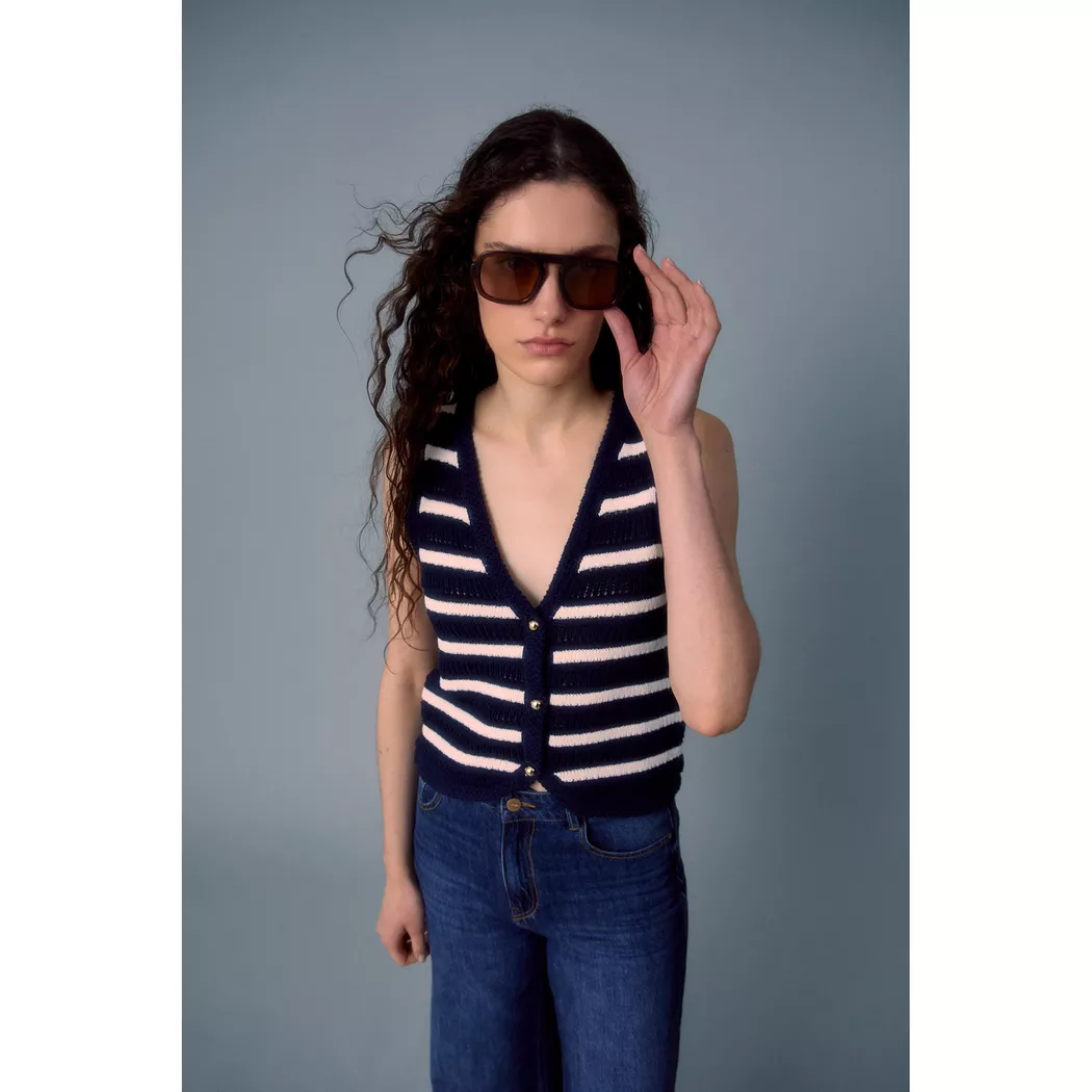 Sfera - Cardigan, für Damen, Marine, Größe S