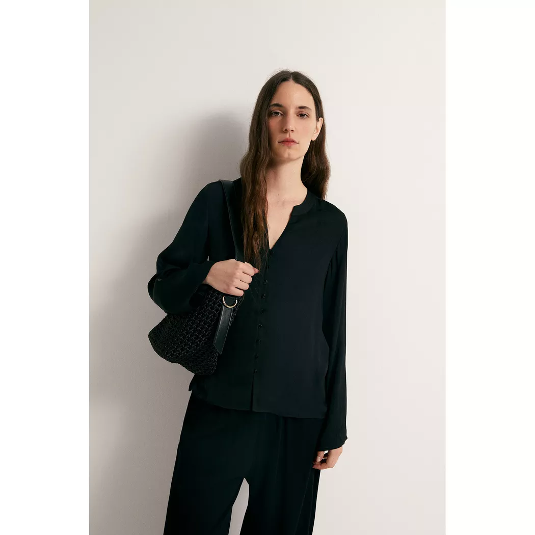 Sfera - Bluse, für Damen, Black, Größe XL