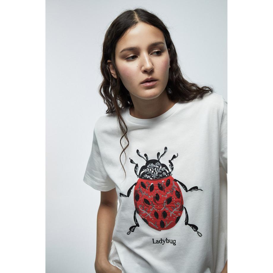 Sfera T-shirt stampa peperoncino piccante  