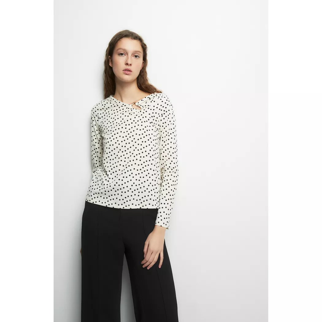 Sfera - T-Shirt, für Damen, Creme, Größe S 4