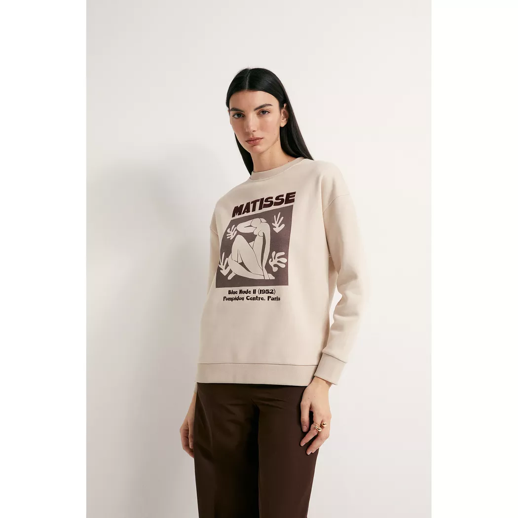 Sfera - T-Shirt, für Damen, Beige, Größe M