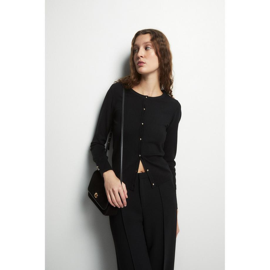 Sfera Cardigan Regular Fit Col Rond  