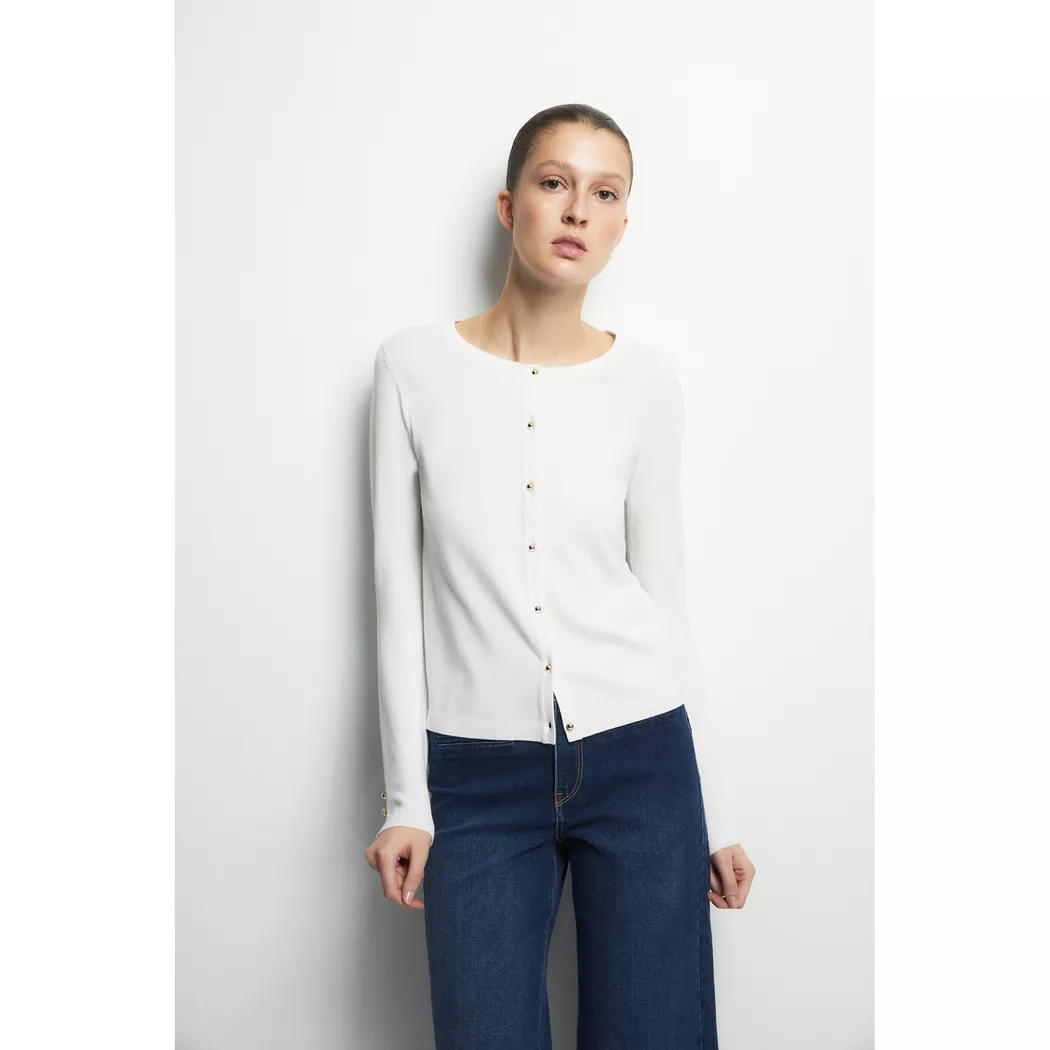 Sfera - Cardigan, für Damen, Weiss, Größe XL