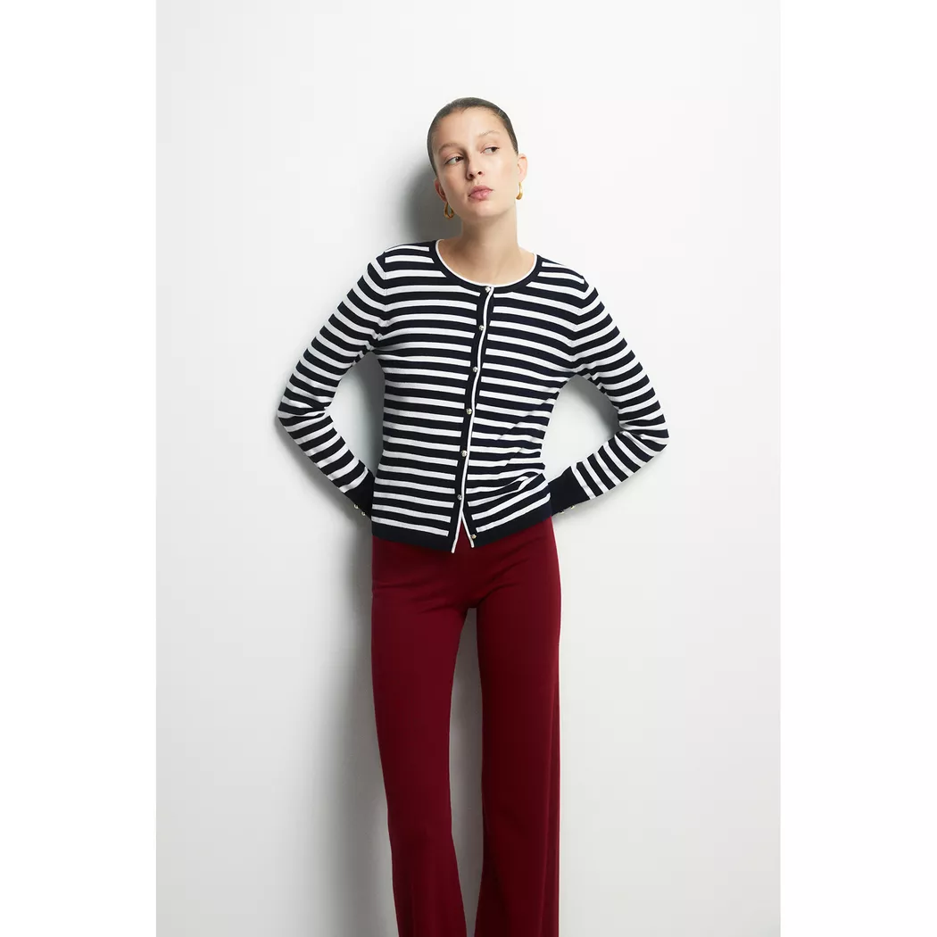 Sfera - Cardigan, für Damen, Marine, Größe M 3