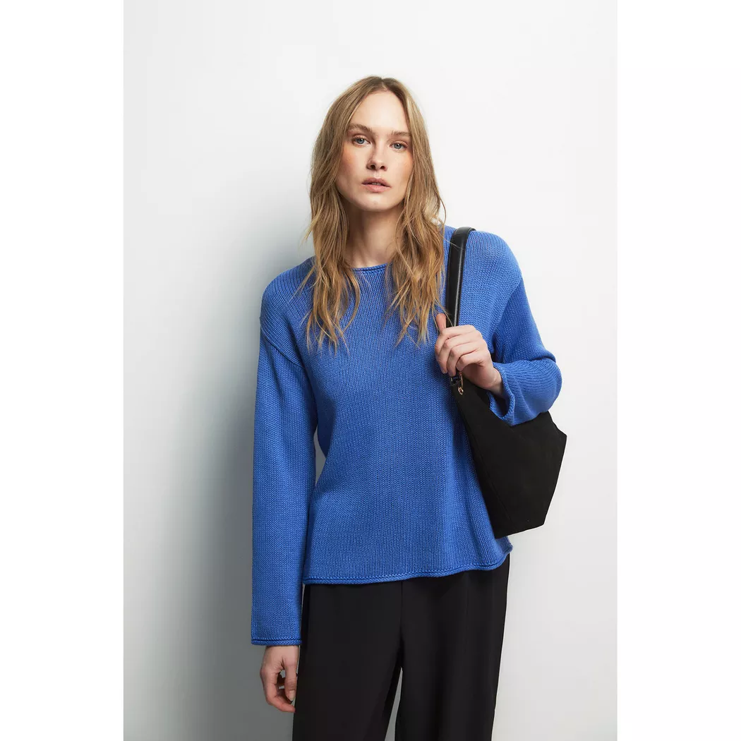 Sfera - Strickpullover, für Damen, Blau, Größe XS