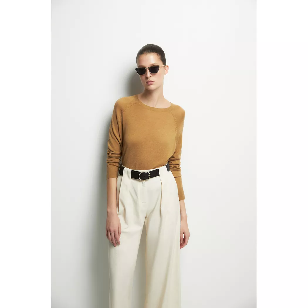 Sfera - Strickpullover, für Damen, Beige, Größe S 2