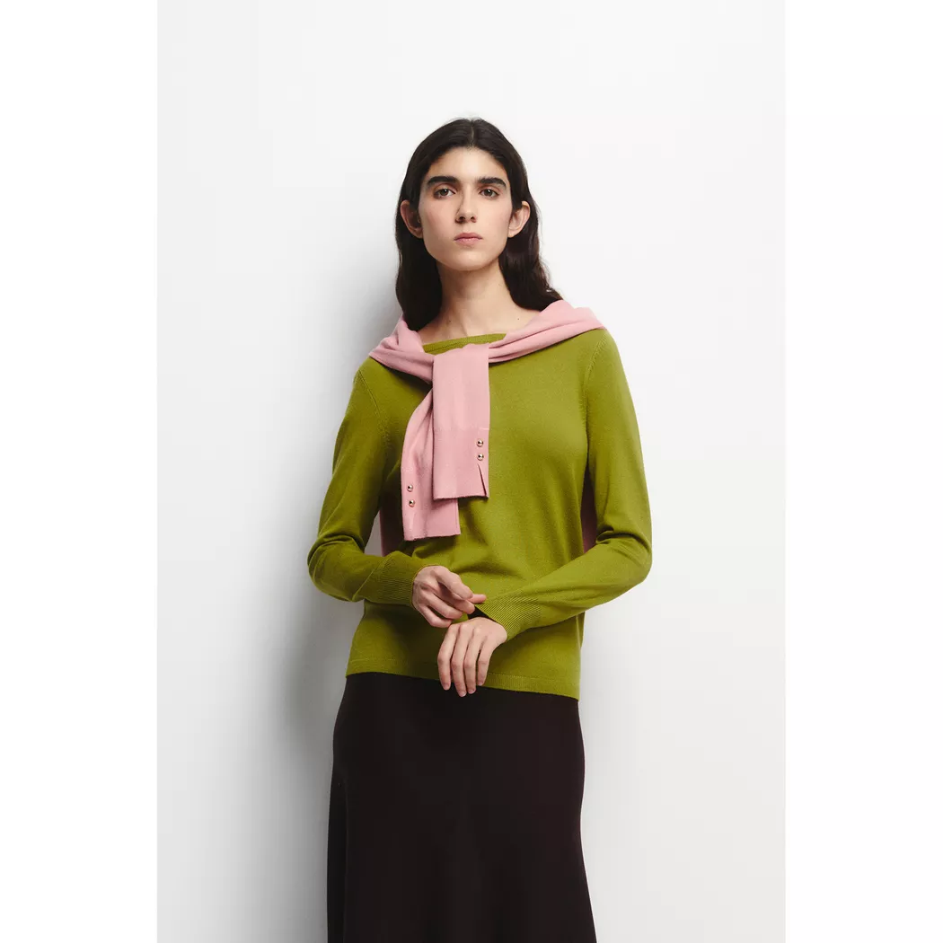 Sfera - Strickpullover, für Damen, Grün Größe L