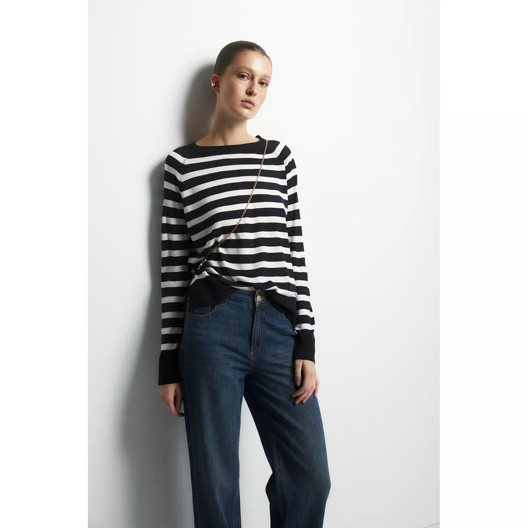 Sfera - Strickpullover, für Damen, Marine, Größe XL