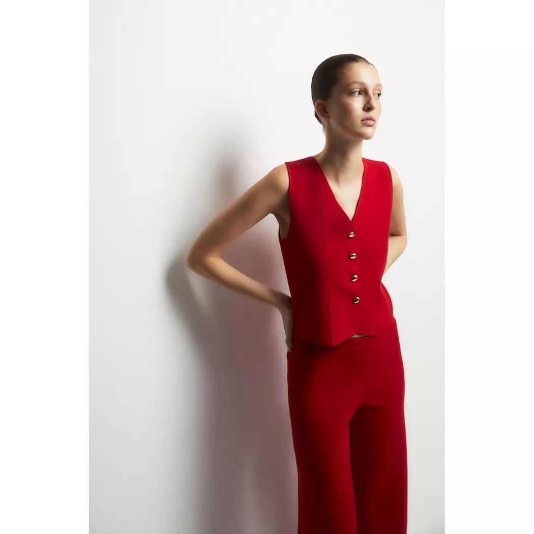 Sfera - Gilet, für Damen, Rot, Größe M