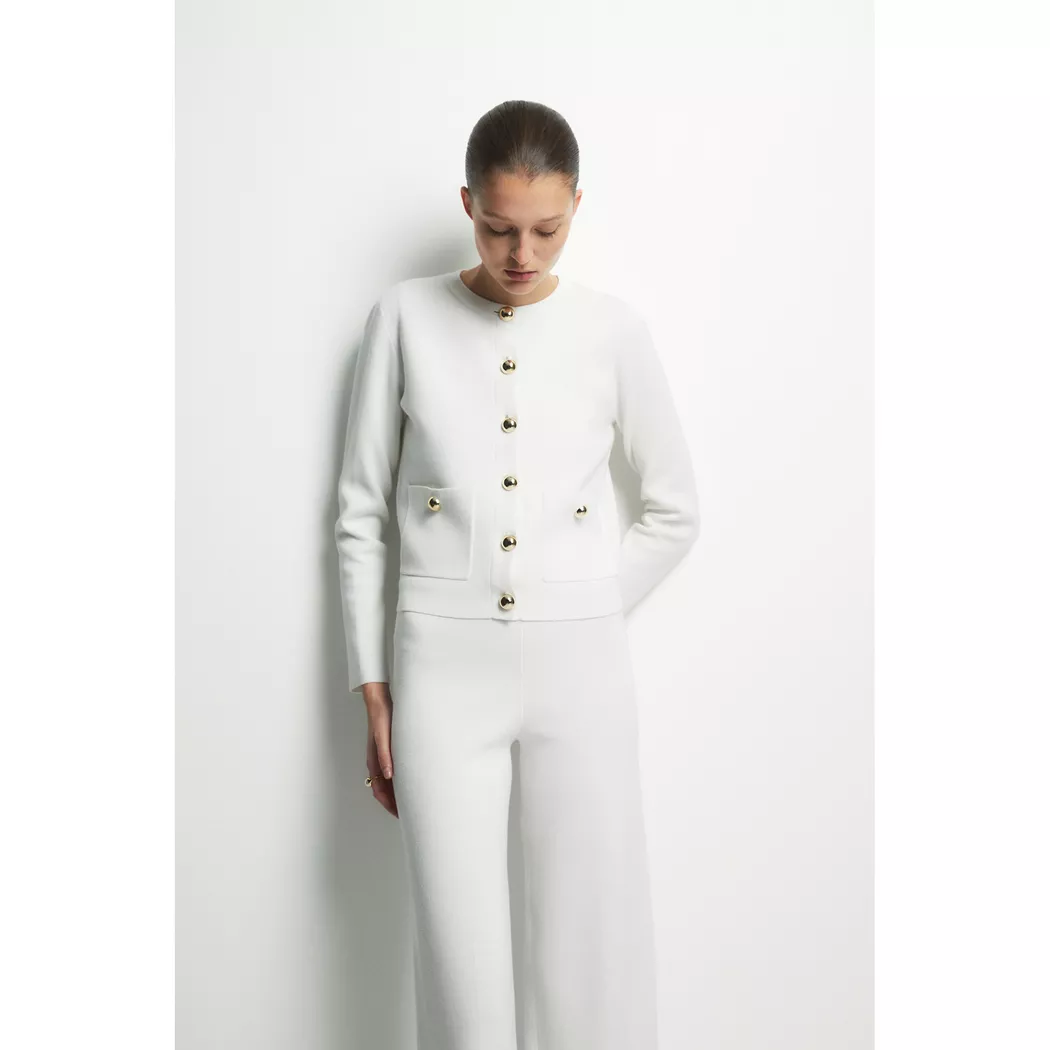 Sfera - Cardigan, für Damen, Weiss, Größe L