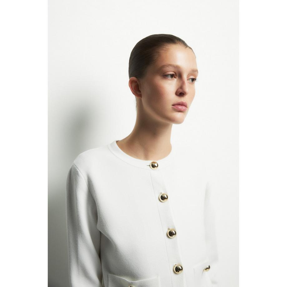 Sfera Cardigan mit Goldknöpfen  
