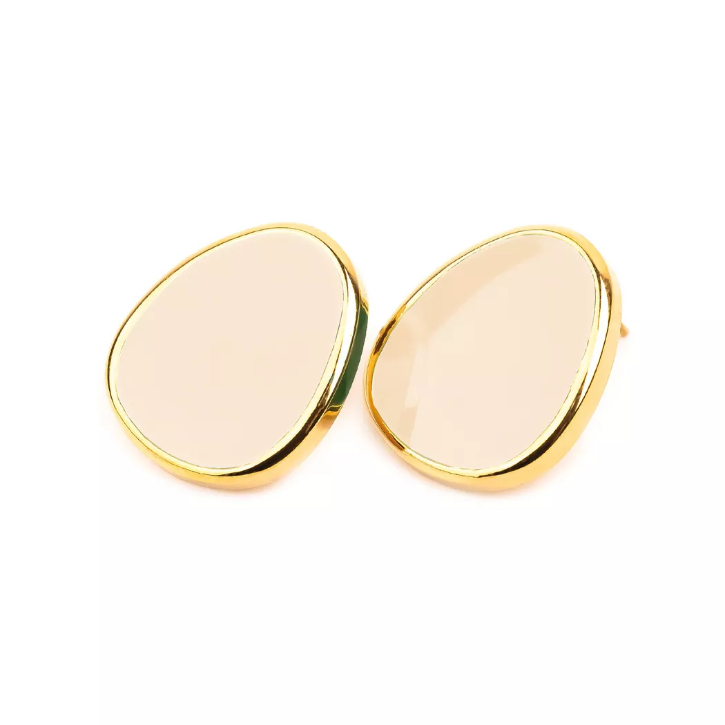 Simone à Bordeaux - Ohrstecker, Les Délicieuses, One Size, Goldfarben