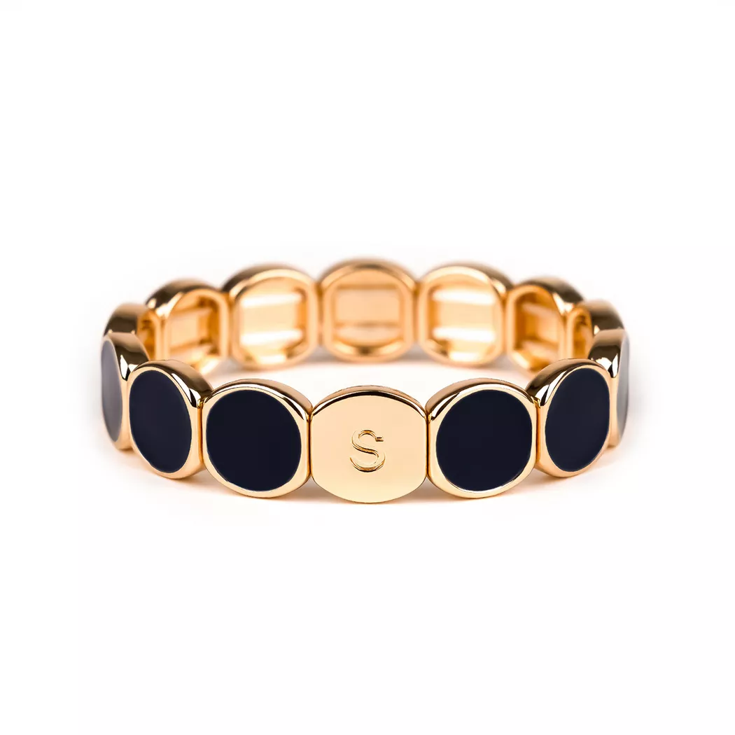 Simone à Bordeaux - Armband, Azur, One Size, Goldfarben