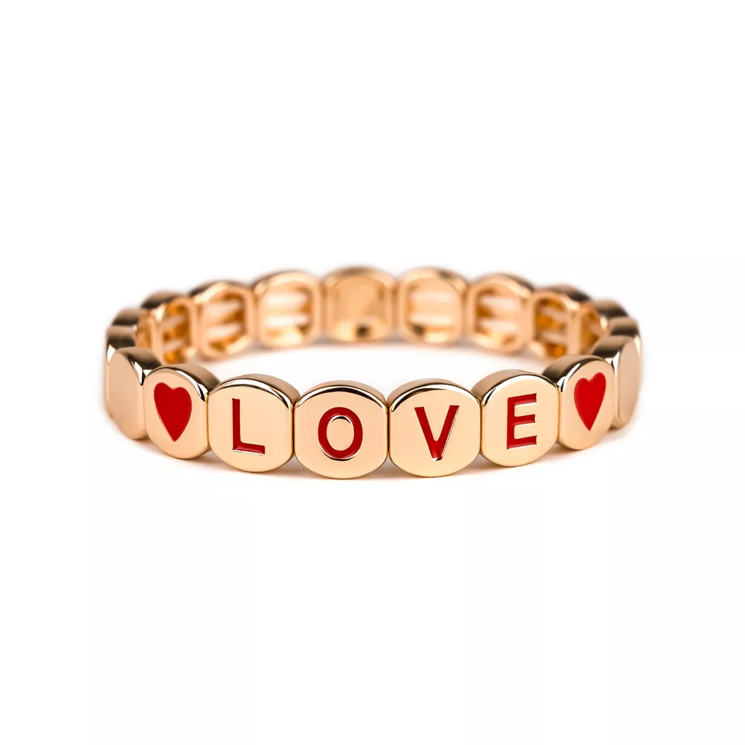 Simone à Bordeaux - Armband, Saint Valentin, One Size, Goldfarben 2