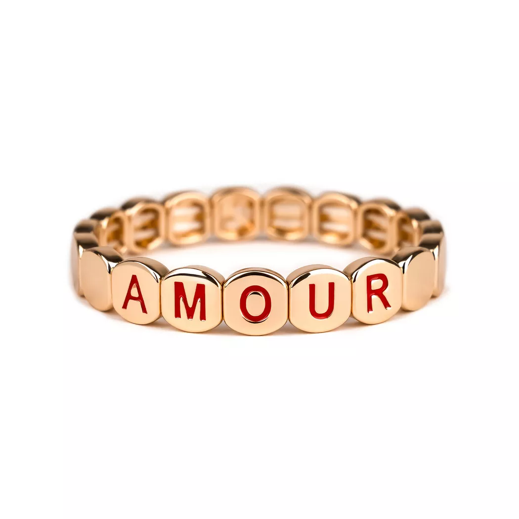 Simone à Bordeaux - Armband, Saint Valentin, One Size, Goldfarben 5