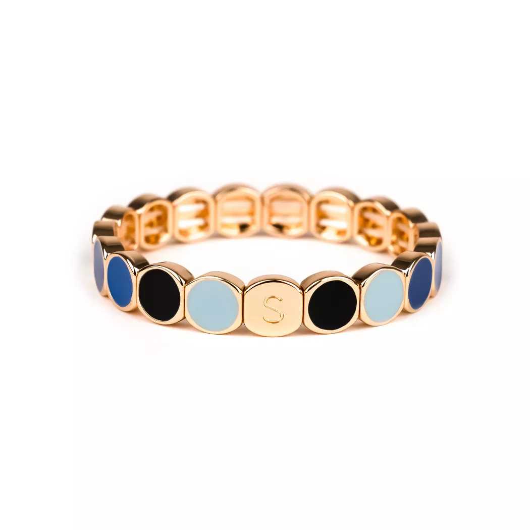 Simone à Bordeaux - Armband, Azur, One Size, Goldfarben