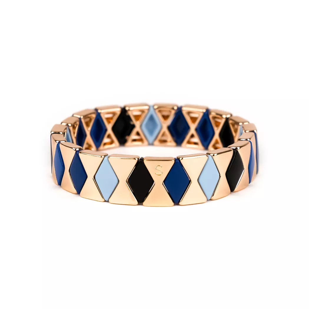 Simone à Bordeaux - Armband, Azur, One Size, Goldfarben 3