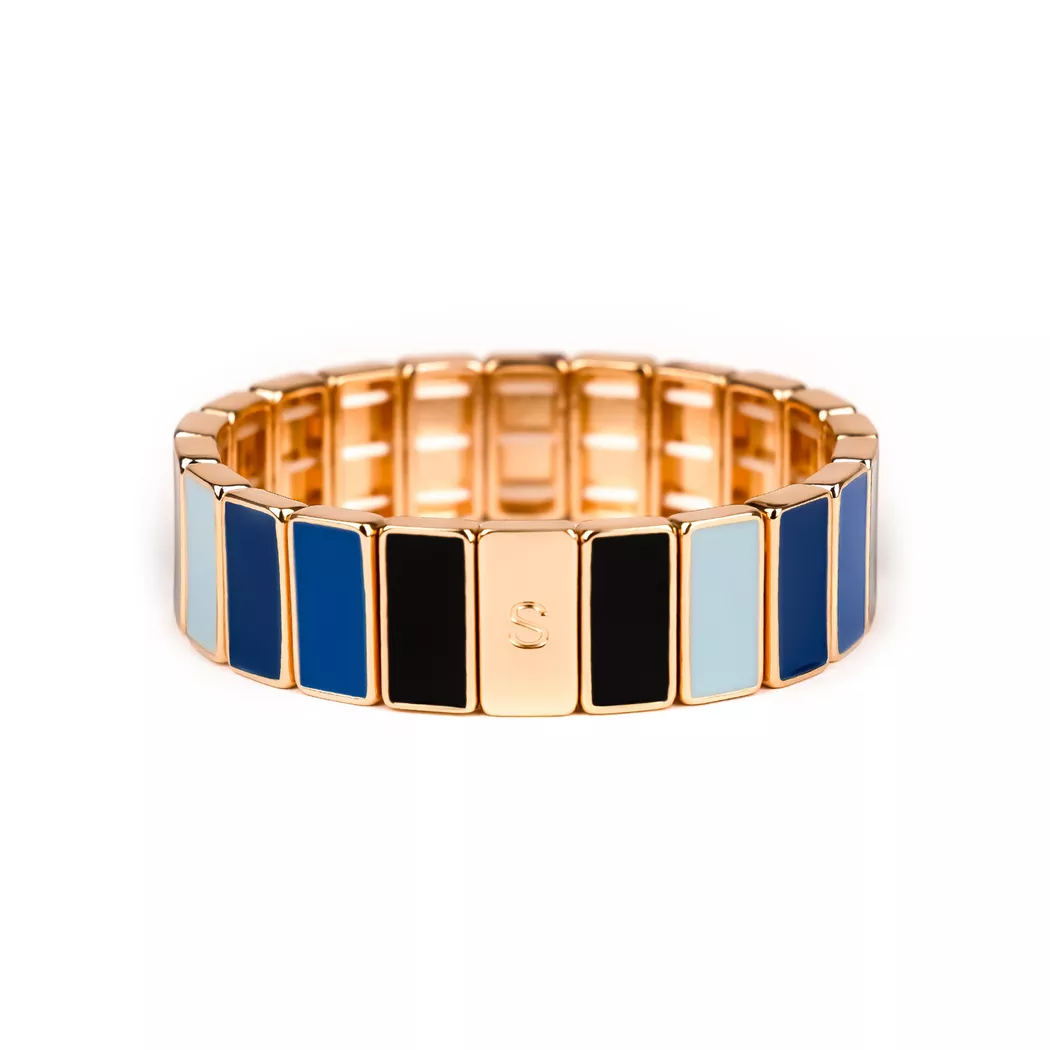 Simone à Bordeaux - Armband, Azur, One Size, Goldfarben 4