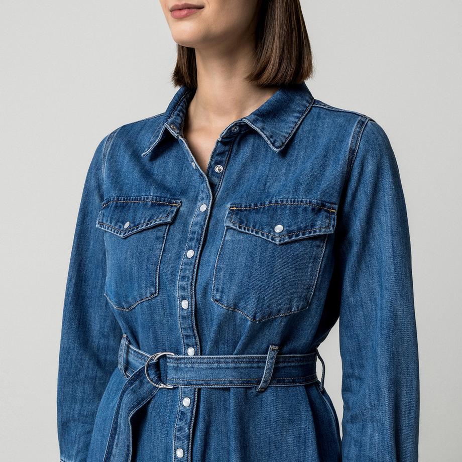 Manor Woman Jeans Hemdblusenkleid  
