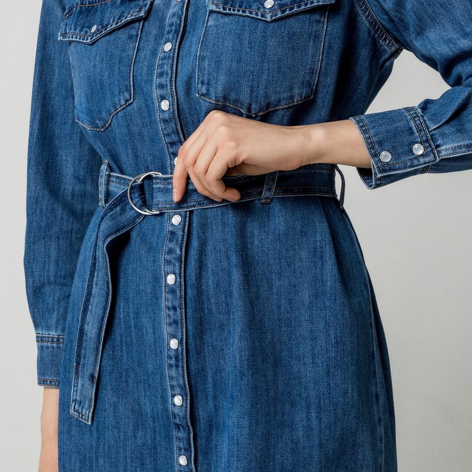 Manor Woman Jeans Hemdblusenkleid  