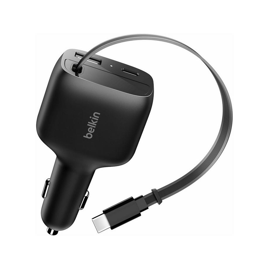 belkin Boost Charge Retracta Car Charger [75W] Chargeur de voiture 