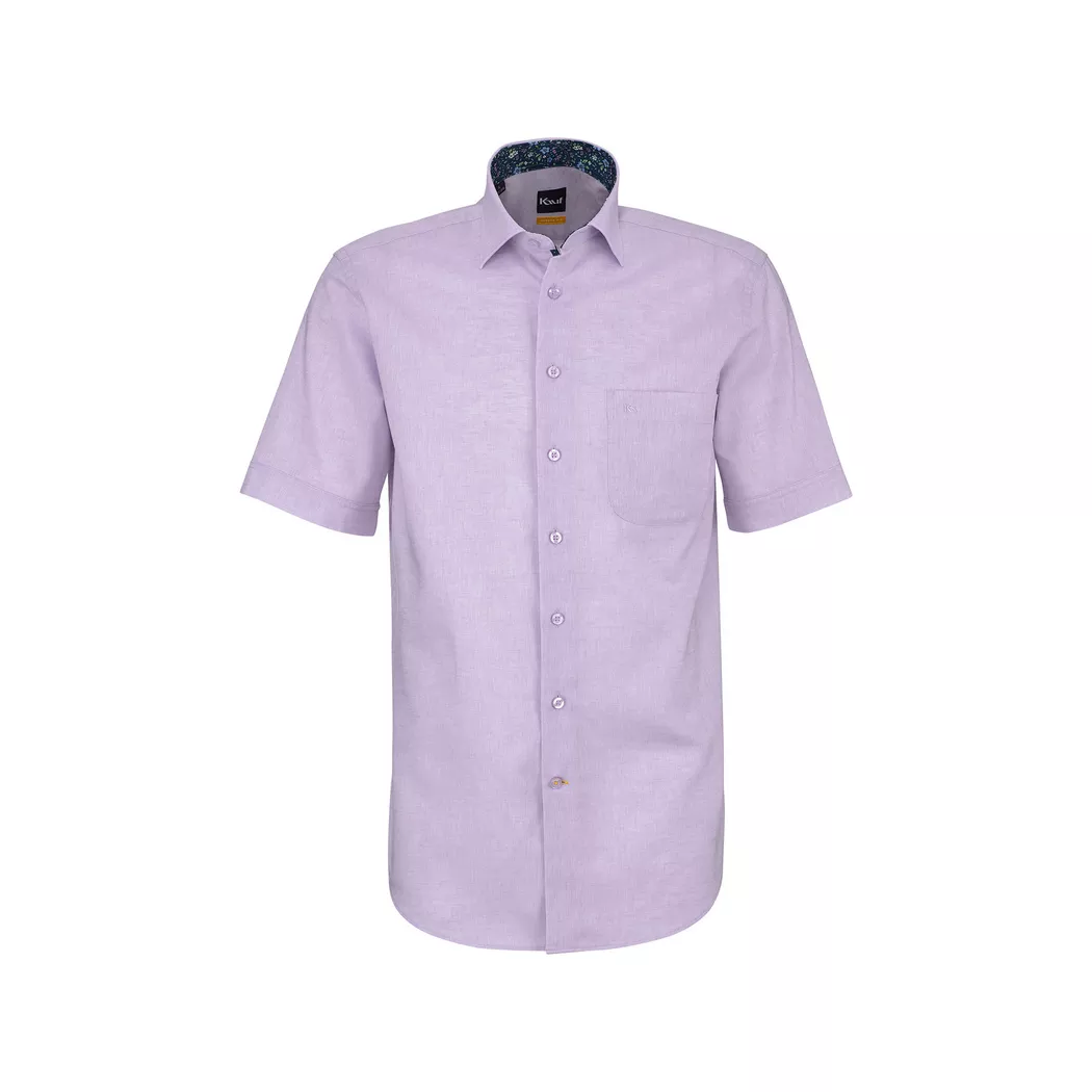 Kauf - Hemd, kurzarm, für Herren, Violett Größe 42