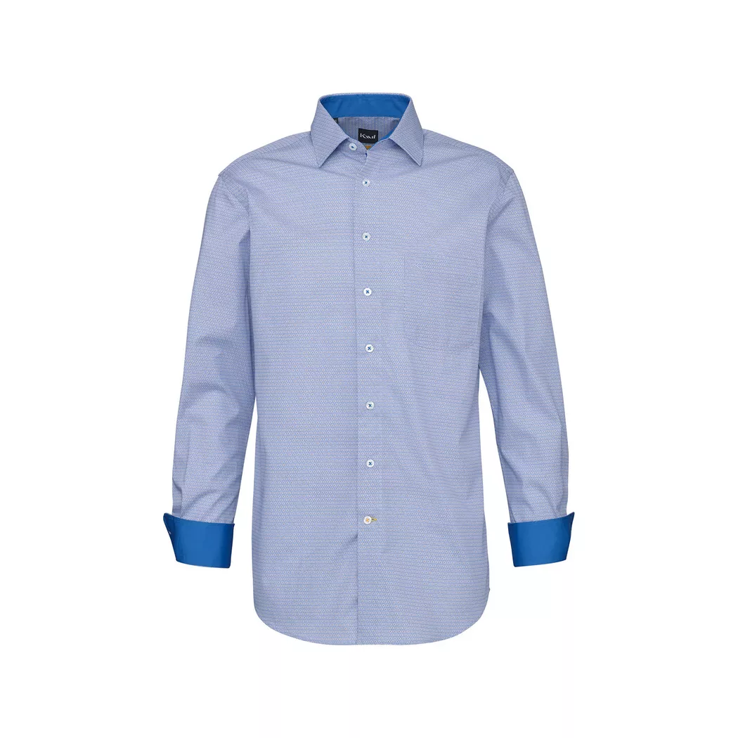 Kauf - Hemd, Modern Fit, langarm, für Herren, Blau, Größe 42