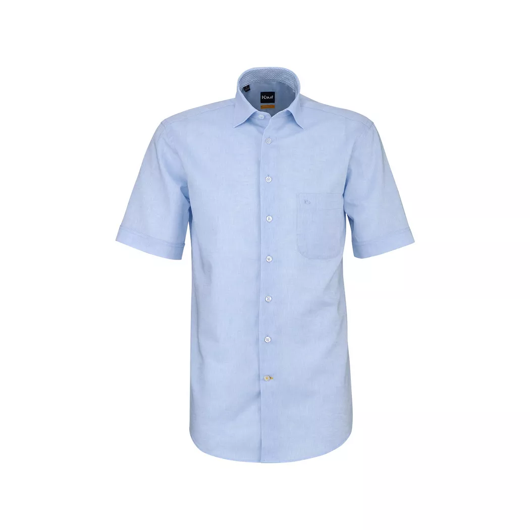 Kauf - Hemd, kurzarm, für Herren, Blau, Größe 44 8