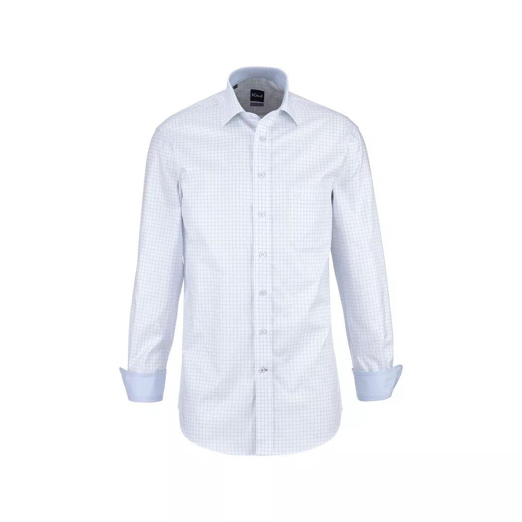 Kauf - Hemd, Regular Fit, langarm, für Herren, Blau, Größe 42