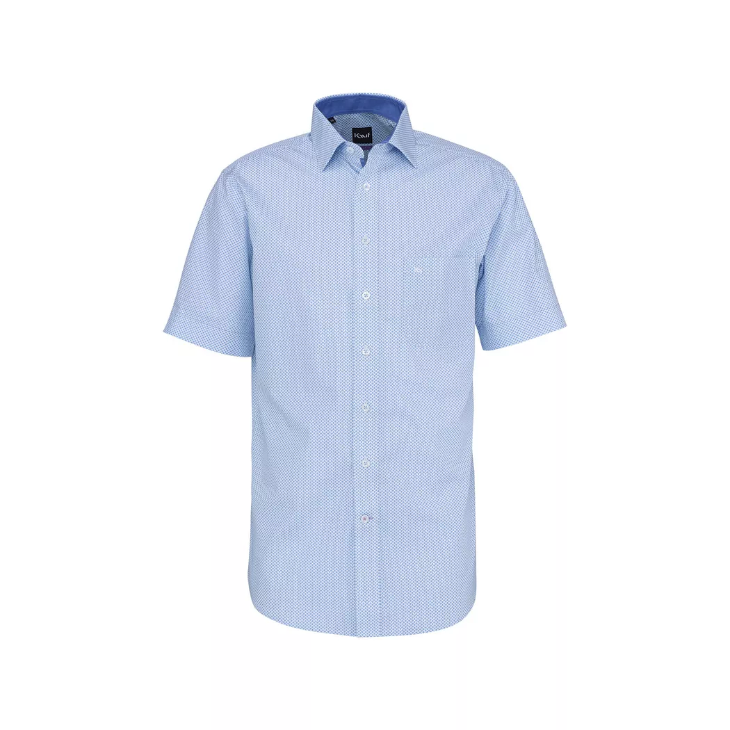 Kauf - Hemd, kurzarm, für Herren, Blau, Größe 39 3