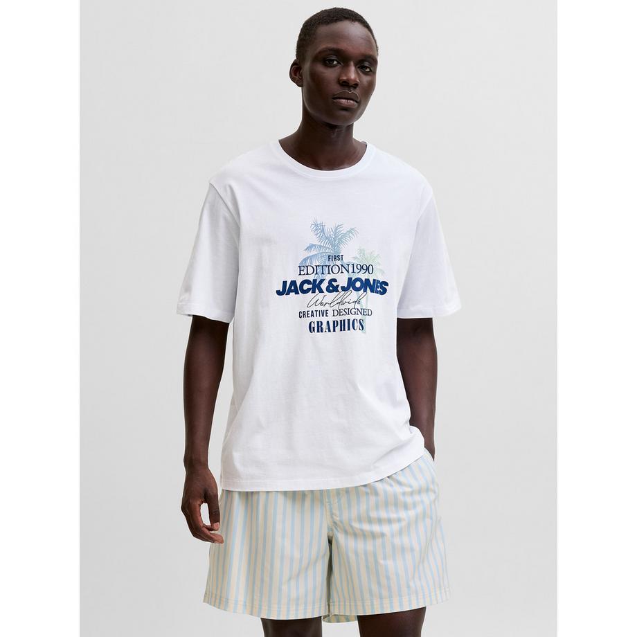 JACK & JONES T-shirt girocollo con stampa grafica  
