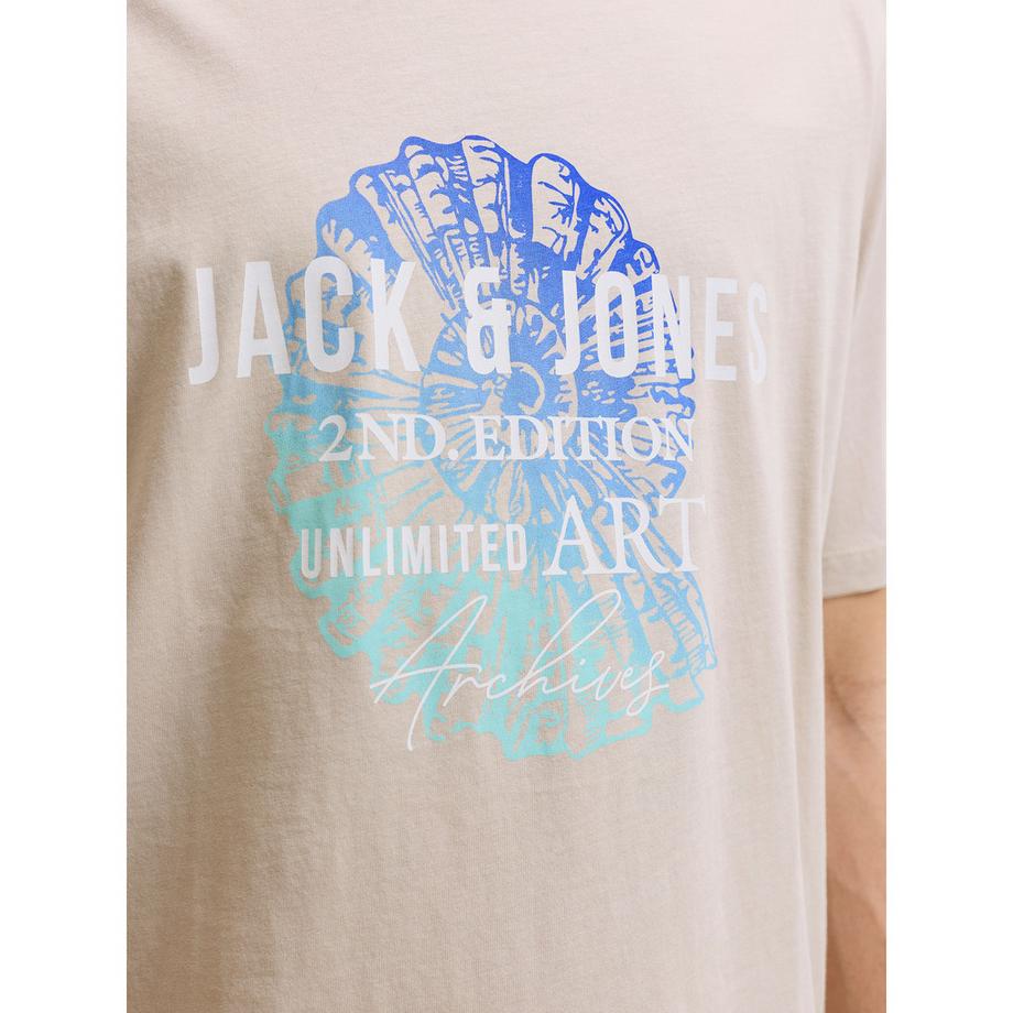 JACK & JONES T-shirt girocollo con stampa grafica  