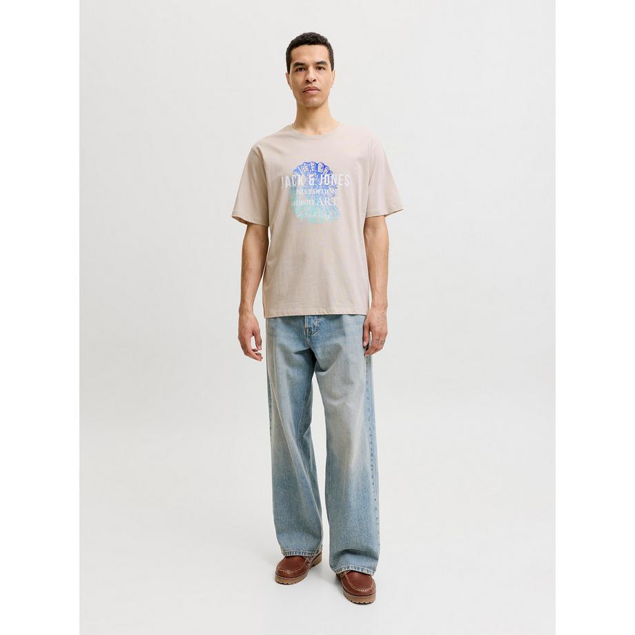 JACK & JONES T-shirt girocollo con stampa grafica  