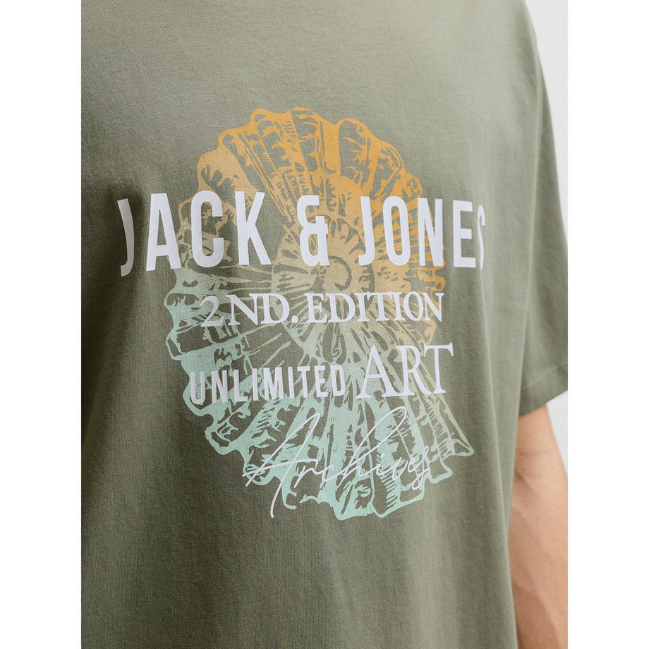 JACK & JONES T-shirt girocollo con stampa grafica  