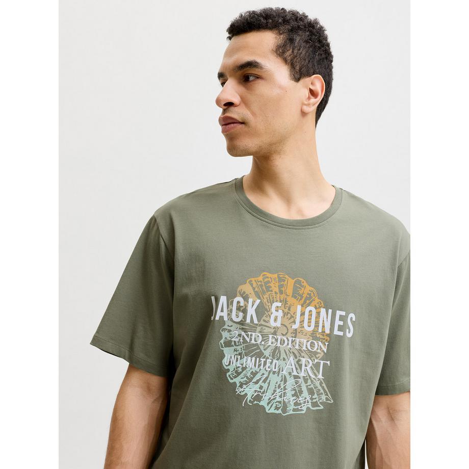 JACK & JONES T-shirt girocollo con stampa grafica  